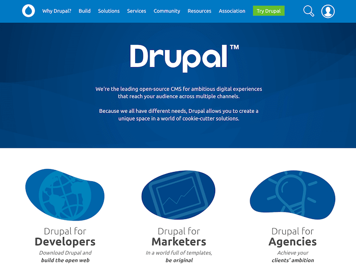 Drupal Startseite