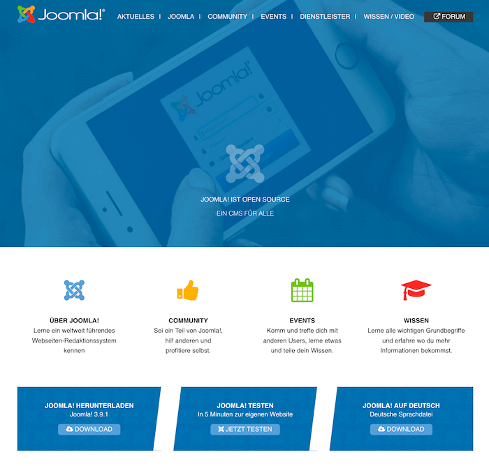 Joomla Startseite